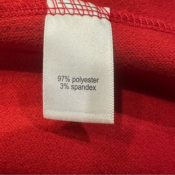 NWT Maurice’s Bright Red Blazer Jacket Open Front  Rucked Long Sleeve Size 3XL - Picture 7 of 10